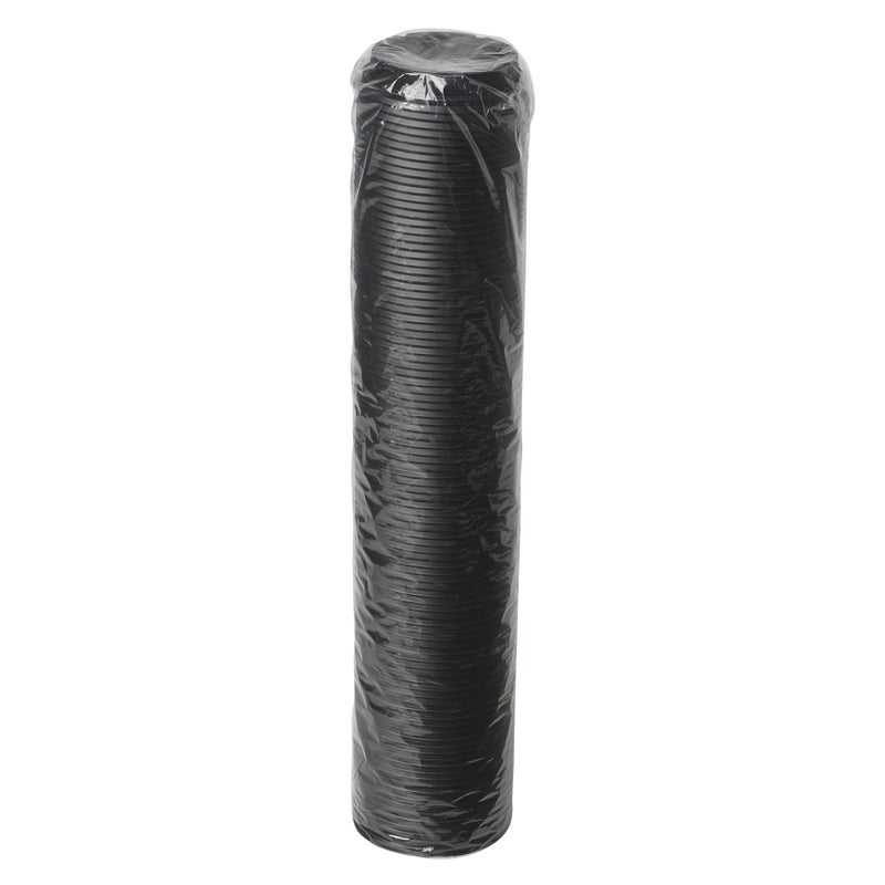 Georgia-Pacific Dixie 10-16 Oz. Dome Hot Coffee Cup Lids by GP PRO (Georgia-Pacific), Black, D9542B, 1,000 Count (100 Lids Per Sleeve, 10 Sleeves Per Case), Large - Image 4